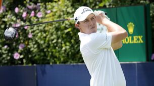 <p>FINE FORM: Matt Fitzpatrick watches his tee shot on the first hole during the final round of the BMW Championship golf tournament, Sunday, Aug. 20, 2023, in Olympia Fields, Ill. (AP Photo/Charles Rex Arbogast)</p>