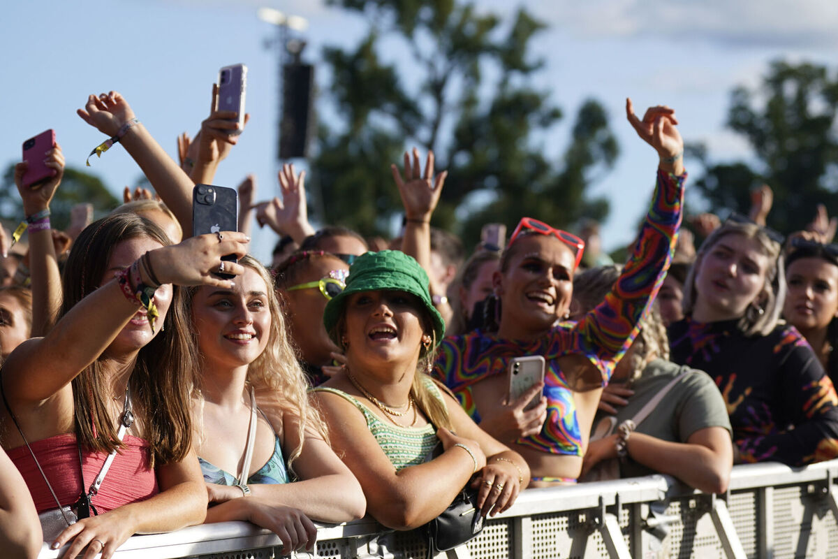 Crowds watch Mimi Webb perform during the Electric Picnic Festival in Stradbally, County Laois. Picture: Niall Carson/PA Wire