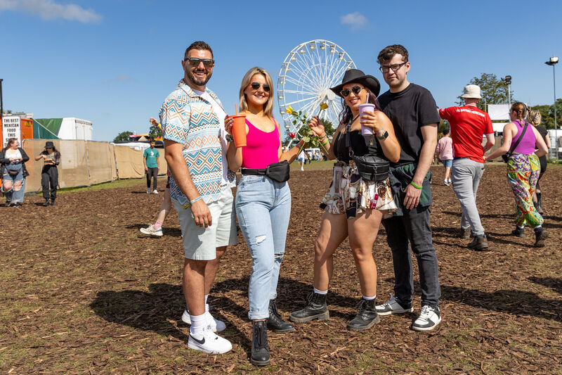  Tadgh O'Donovan, Chelsea Henchy, Michelle O'Donovan and Dylan Crowley from Cork at Electric Picnic. Picture: Kieran Ryan-Benson  Tadgh O'Donovan, Chelsea Henchy, Michelle O'Donovan and Dylan Crowley from Cork at Electric Picnic. Picture: Kieran Ryan-Benson
