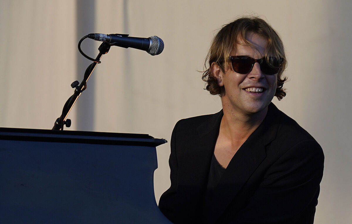 Tom Odell performs on day two of the Electric Picnic Festival in Stradbally, County Laois. Picture: Niall Carson/PA Wire