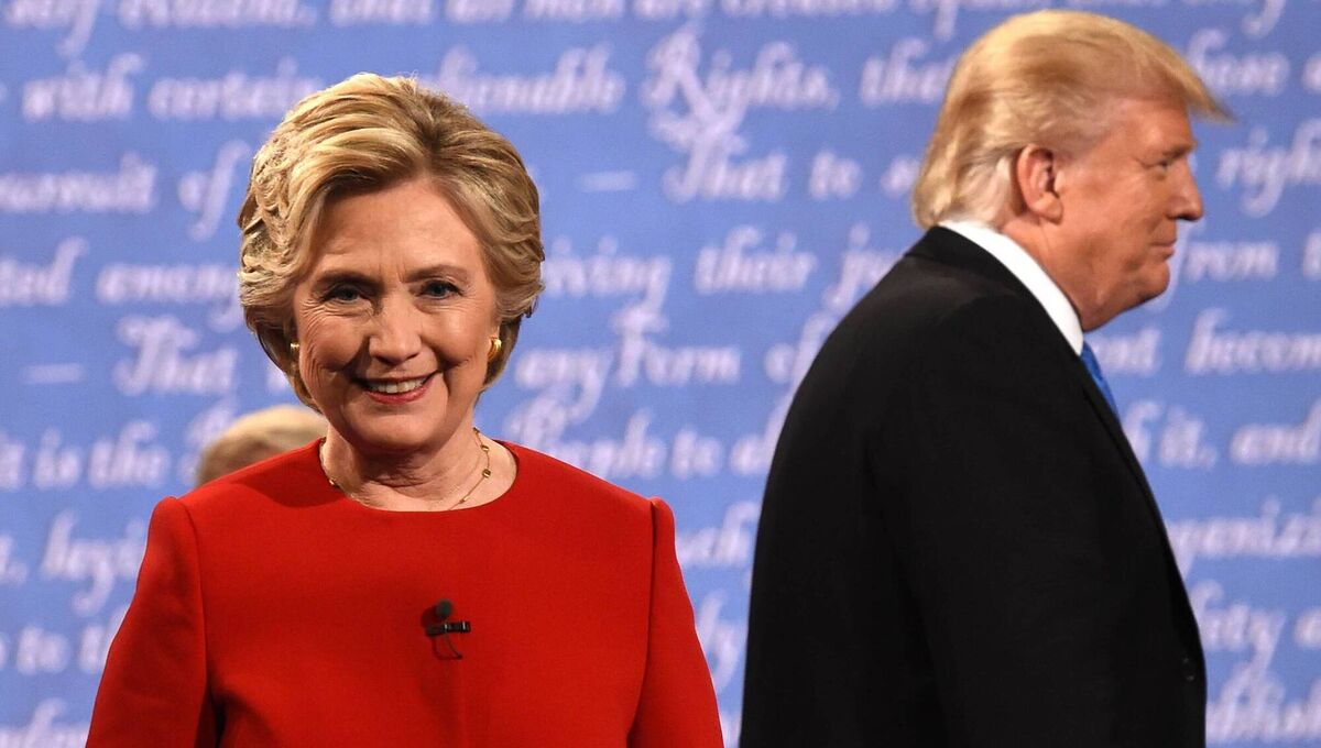 Hillary and The Donald may not be siblings under the skin on much, but when it comes to blaming others for self-inflicted wounds, they march to the same drumbeat, or did when Hillary was still marching. Picture: Getty Images