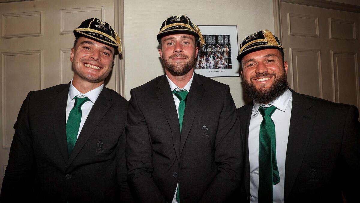 READY: James Lowe, Mack Hansen and Jamison Gibson-Park. Pic Credit ©INPHO/Dan Sheridan READY: James Lowe, Mack Hansen and Jamison Gibson-Park. Pic Credit ©INPHO/Dan Sheridan