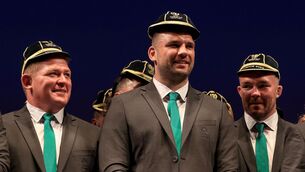 <p>CANT WAIT: Tadhg Furlong, Tadhg Beirne and Peter O’Mahony. Pic Credit ©INPHO/Dan Sheridan</p>