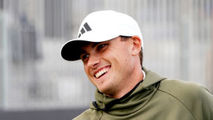 <p>Sweden’s Ludvig Aberg won the Omega European Masters to make a compelling case for a Ryder Cup wild card. Pic: Jane Barlow/PA</p>
