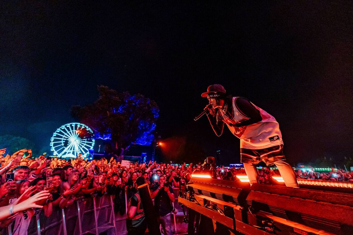 Despite battling what she called a ‘fat fever’, Billie Eilish dazzled a packed crowd from the main stage on the Saturday of the 20th Electric Picnic festival. Picture: Glen Bollard/Festival Republic Despite battling what she called a ‘fat fever’, Billie Eilish dazzled a packed crowd from the main stage on the Saturday of the 20th Electric Picnic festival. Picture: Glen Bollard/Festival Republic