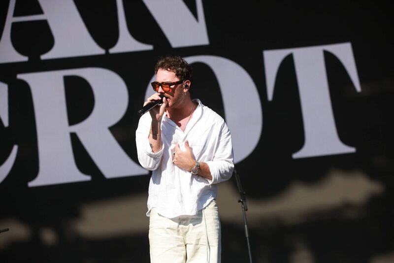 Singer songwriter Cian Ducrot performing at the 2023 Electric Picnic Festival at Stradbally Estate in Co Laois. Picture: Debbie Hickey/Getty