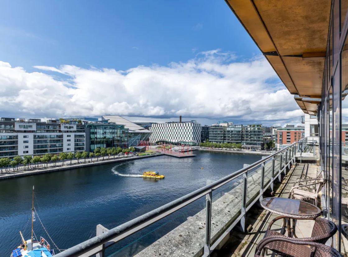 City to Country: €545k Grand Canal apartment or escape from urban living with renovated church 