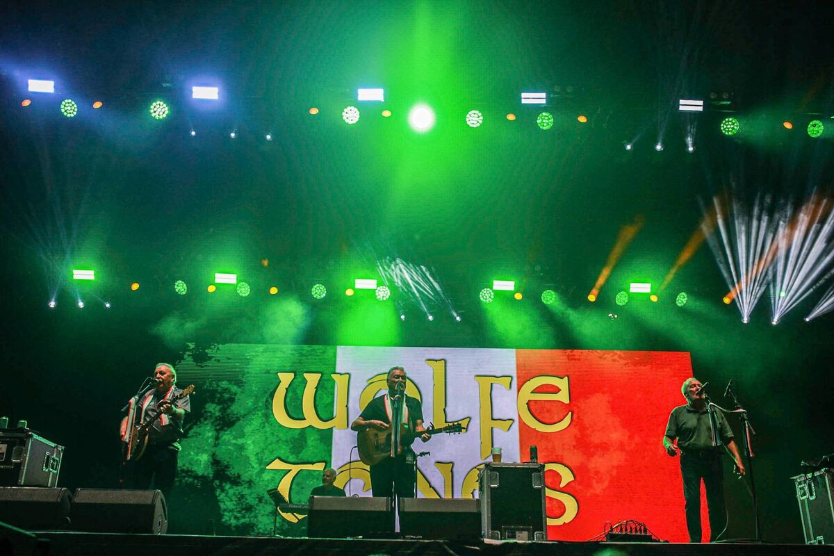 The Wolfe Tones perform at the Electric Arena area of Electric Picnic. Picture: Debbie Hickey/Getty Images The Wolfe Tones perform at the Electric Arena area of Electric Picnic. Picture: Debbie Hickey/Getty Images