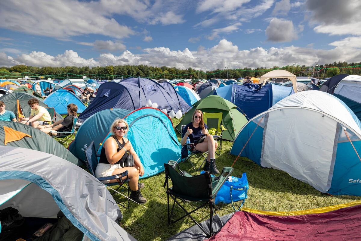 Enjoying the sunshing at Electric PIcnic 2023. Picture: Alf Harvey. Enjoying the sunshing at Electric PIcnic 2023. Picture: Alf Harvey.