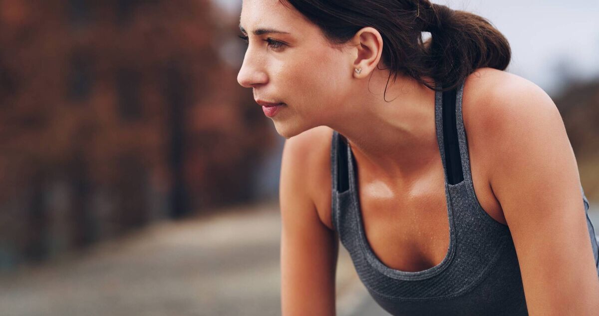 Women tend to have more sweat glands than men
