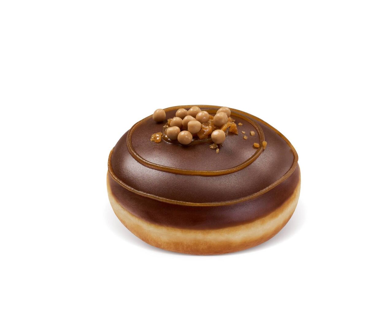 Krispy Kreme's new Sticky Toffee Swirl doughnut Krispy Kreme's new Sticky Toffee Swirl doughnut