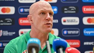 <p>PHILOSOPHICAL: Forwards coach Paul O'Connell during an Ireland rugby media conference at Tours Town Hall in Tours, France. Pic: Brendan Moran/Sportsfile</p>