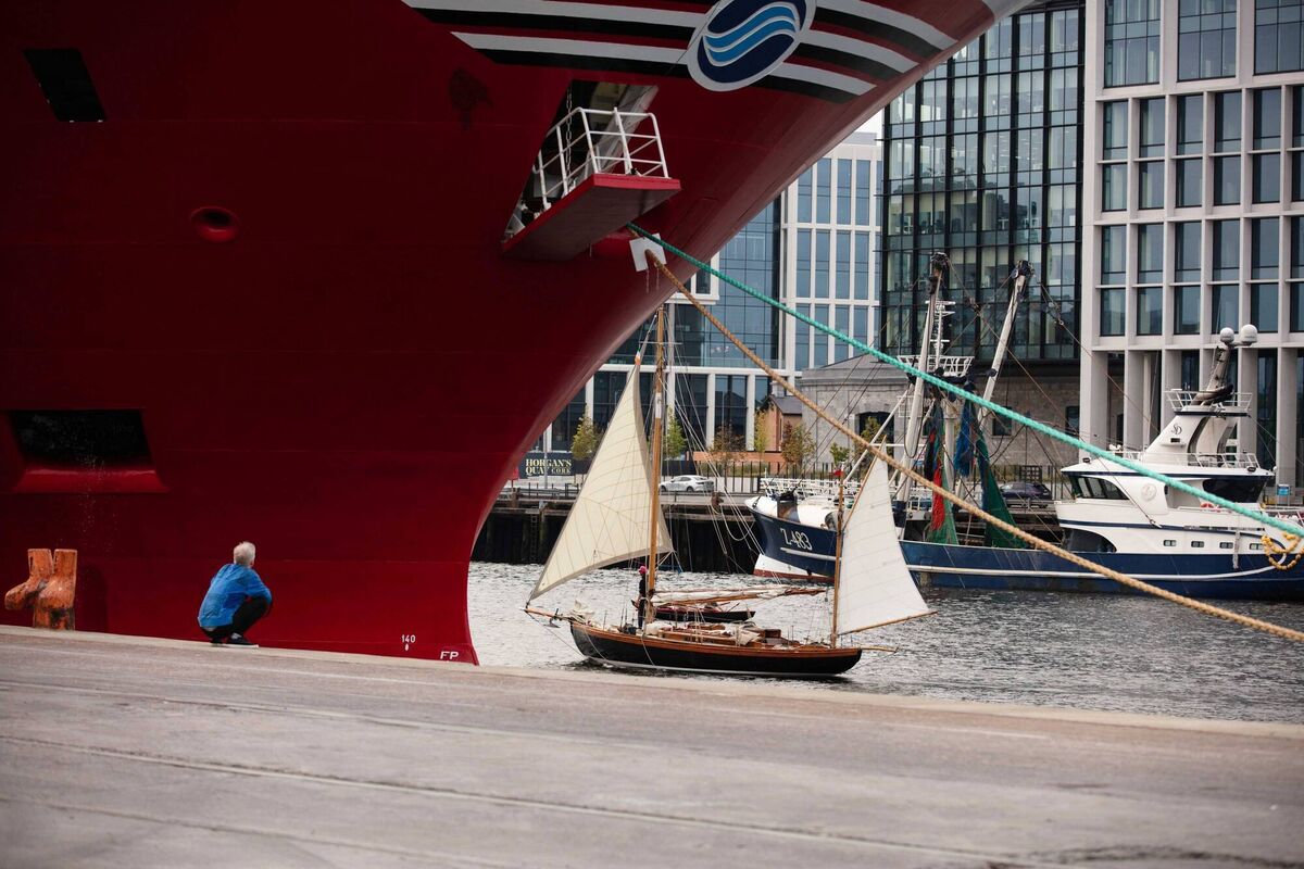 MACARIA has thrown up some engine trouble for Murdoch after the ten-day voyage. Picture: Bríd O’Donovan