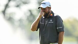 <p>POINT TO PROVE: Shane Lowry on the first fairway during a practice round in advance of the Horizon Irish Open at The K Club. Pic: Eóin Noonan/Sportsfile</p>