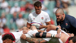 <p>SURPRISE INCLUSION? England's Alex Mitchell during the warm-up. Pic: ©INPHO/Laszlo Geczo</p>