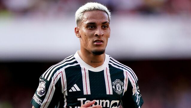 <p>ALLEGATIONS: Manchester United forward Antony has been accused of assault by his former girlfriend. Pic: John Walton/PA</p>