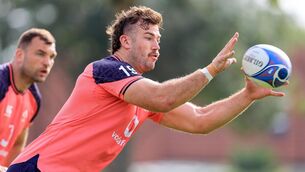 <p>SAFE HANDS: Caelan Doris training with Ireland. Pic Credit ©INPHO/Dan Sheridan</p>
