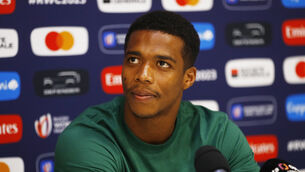 <p>WORLD CUP DREAM: Grant Williams thought his RWC dream was over after an incident with Juan Cruz Mallia against Argentina. Pic: ©INPHO/Steve Haag Sports/Steve Haag</p>