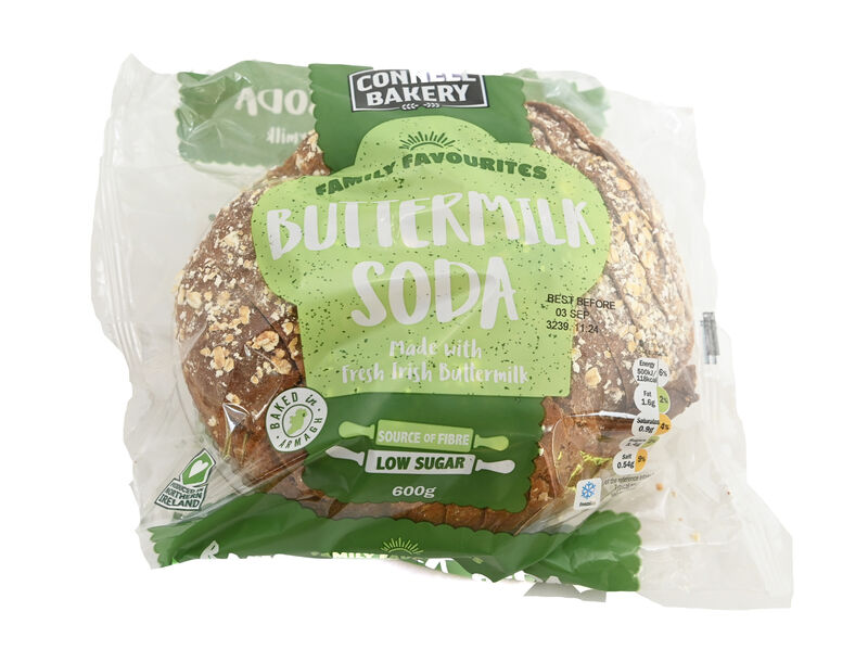 Lidl Connell Bakery Buttermilk soda 600g 99c (€1.65/kg)