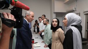 <p>Jordan was the final destination for the Tánaiste’s Middle East tour, following visits to Israel and occupied Palestinian territory in the West Bank earlier in the week. Picture: Phil Behan/DFA</p>