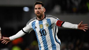 <p>INDIAN SUMMER: Argentina's forward Lionel Messi celebrates after scoring a goal during the 2026 FIFA World Cup South American qualifiers versus Ecuador. Picture: LUIS ROBAYO/AFP via Getty Images</p>