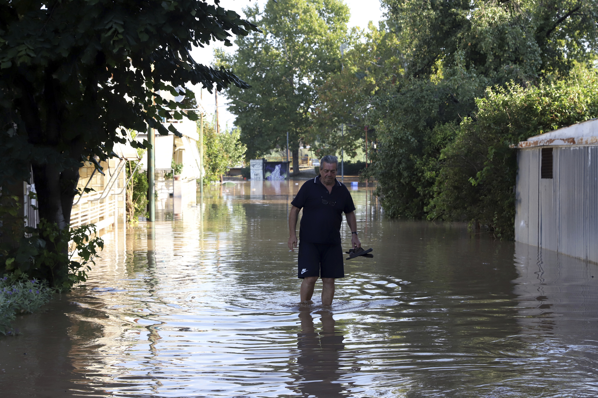 Helicopters airlift residents to safety from deadly floods in central Greece
