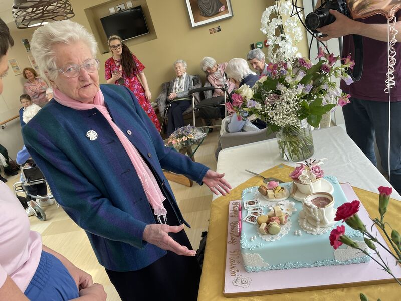 A celebration was held for Máirín Hughes on her 109th birthday earlier this year. A celebration was held for Máirín Hughes on her 109th birthday earlier this year.