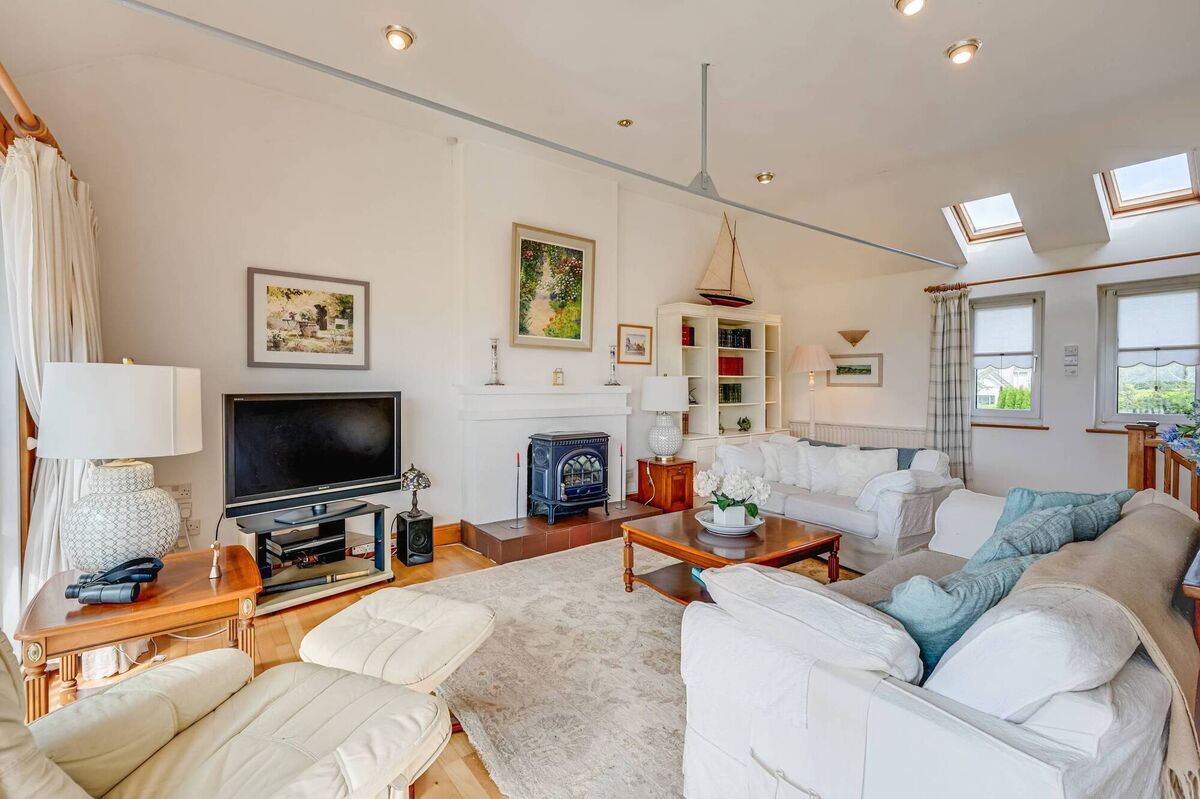Upstairs lounge area