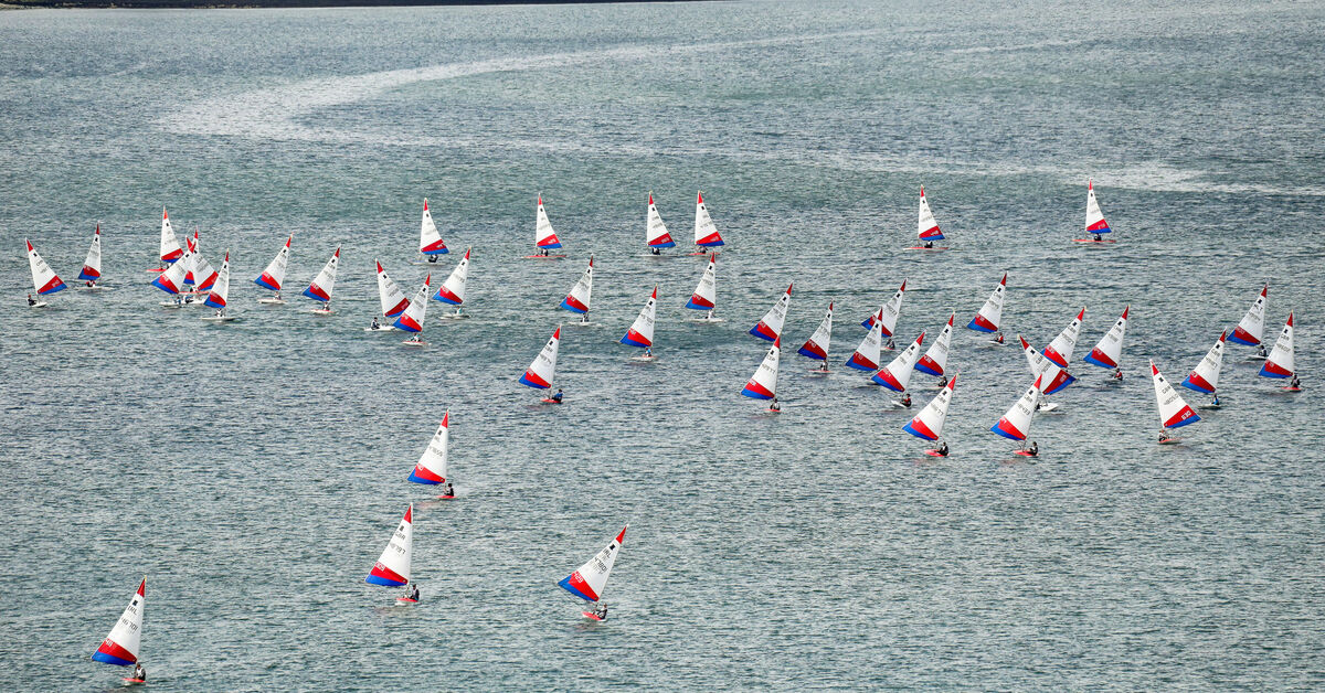  Crosshaven, July, 2023. Topper World Championships hosted by the Royal Cork Yacht Club,  Picture: David Creedon