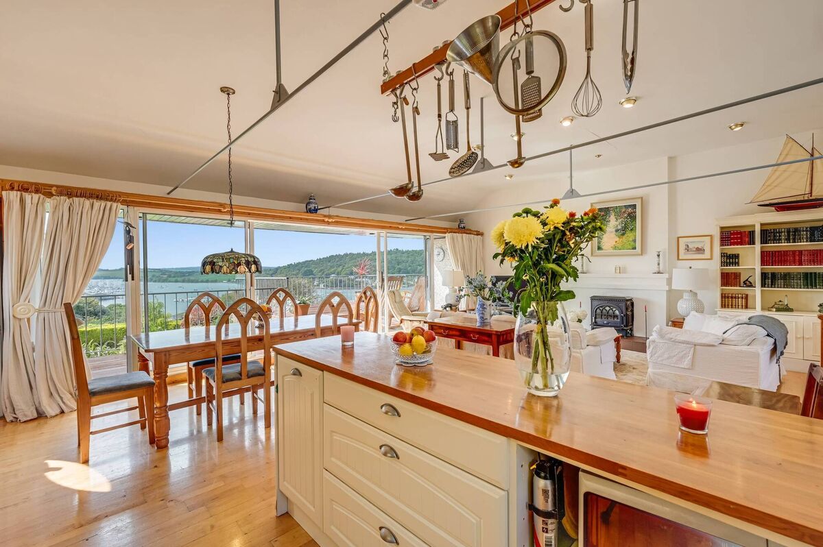 Upstairs kitchen area