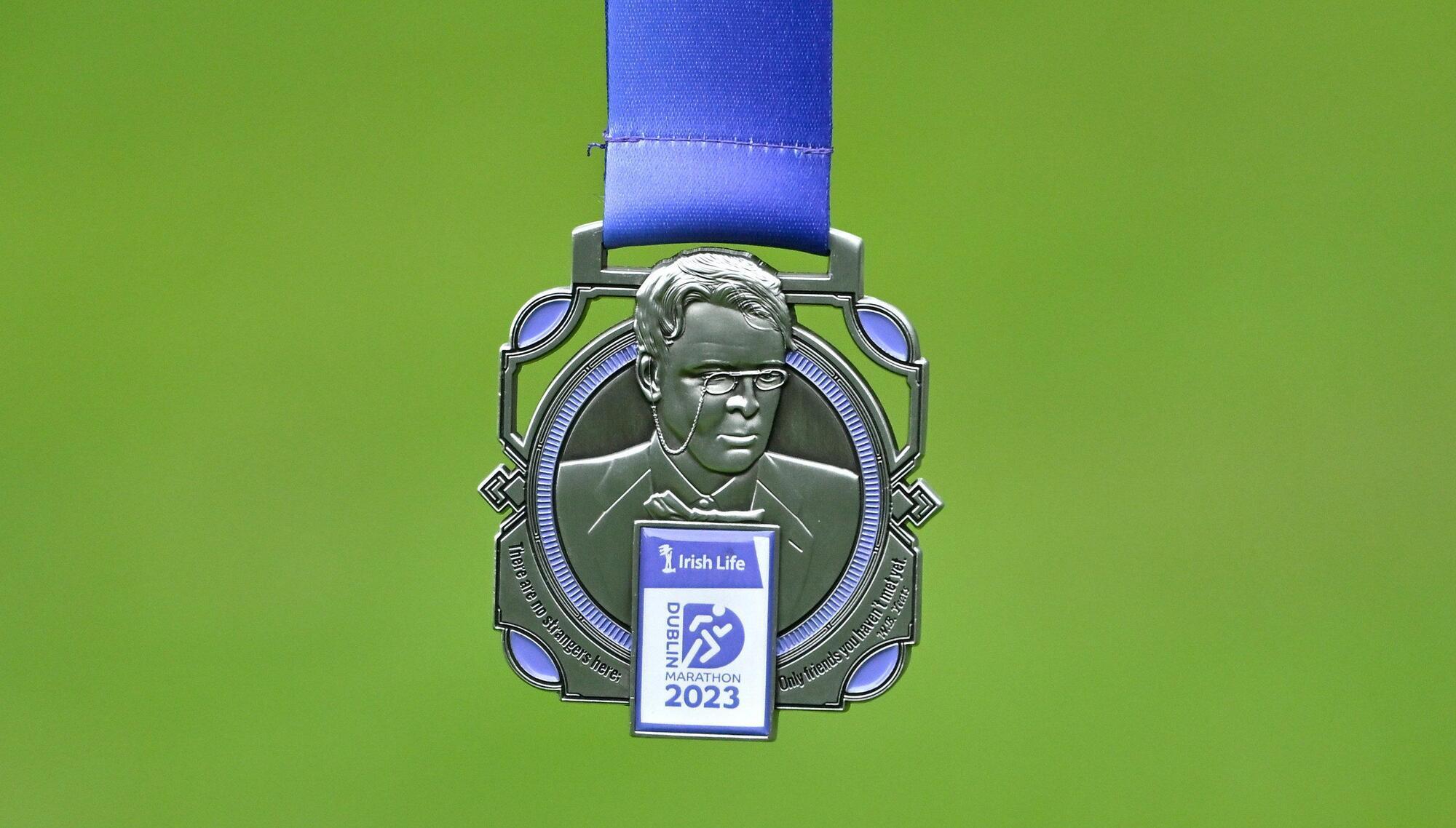 Dublin Marathon medal pays tribute to WB Yeats