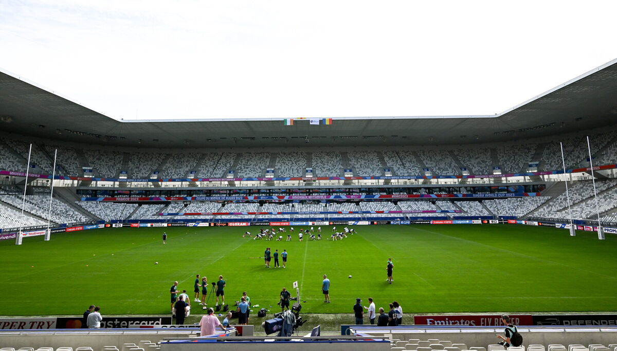VENUE: Ireland will take on Romania in the Stade de Bordeaux in Bordeaux, France. Pic: Brendan Moran/Sportsfile VENUE: Ireland will take on Romania in the Stade de Bordeaux in Bordeaux, France. Pic: Brendan Moran/Sportsfile