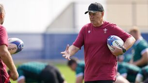 <p>NERVOUS: Wales head coach Warren Gatland during the captain's run at the CEVA Campus, Bordeaux. Pic: PA</p>