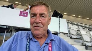 <p>ON THE ROAD AGAIN: Donal Lenihan was present as Ireland began their World Cup big with a thumping of Romania.</p>