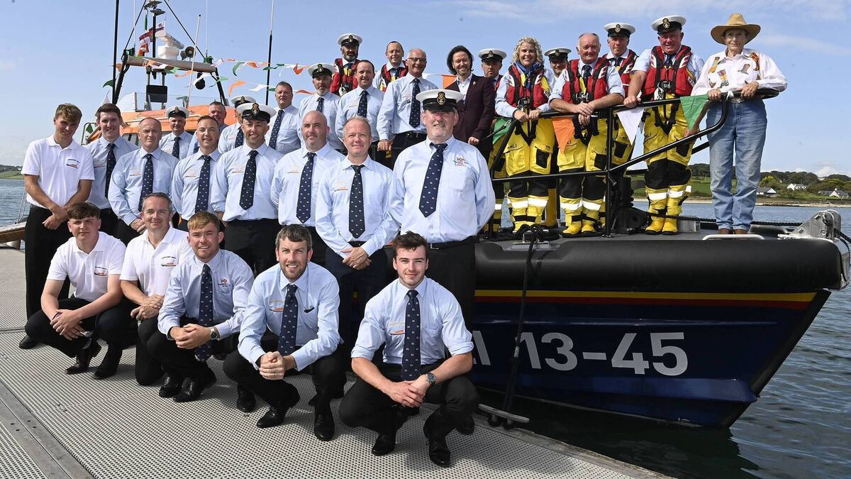 Crowds turn out for naming of new Courtmacsherry RNLI lifeboat 'Val Adnams' - Vimarsana News