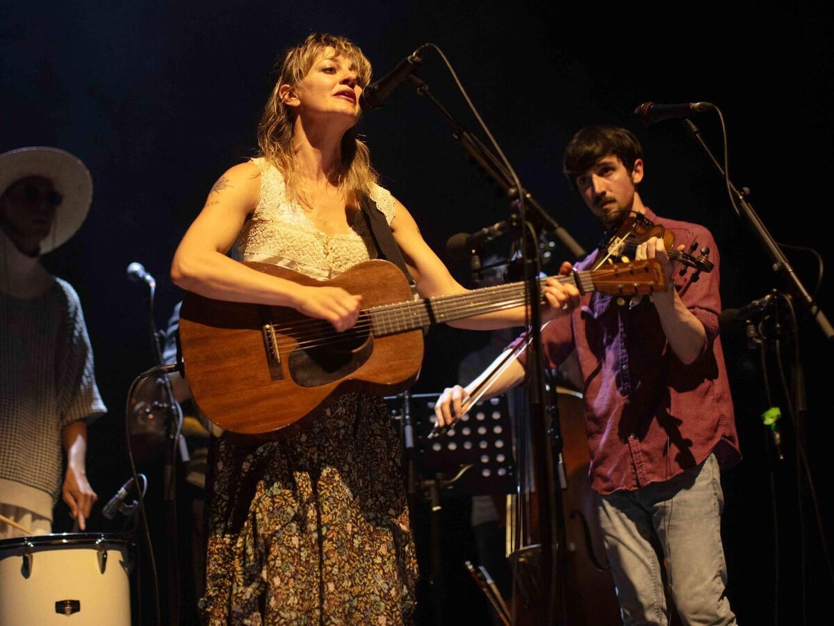   Anaïs Mitchell  at Cork Opera House.  Picture: Bríd O’Donovan 
