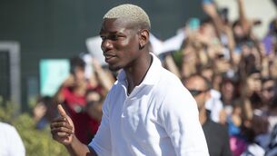 <p>PROVISIONALLY SUSPENDED: Midfielder Paul Pogba could face a lengthy ban. (LaPresse via AP)</p>