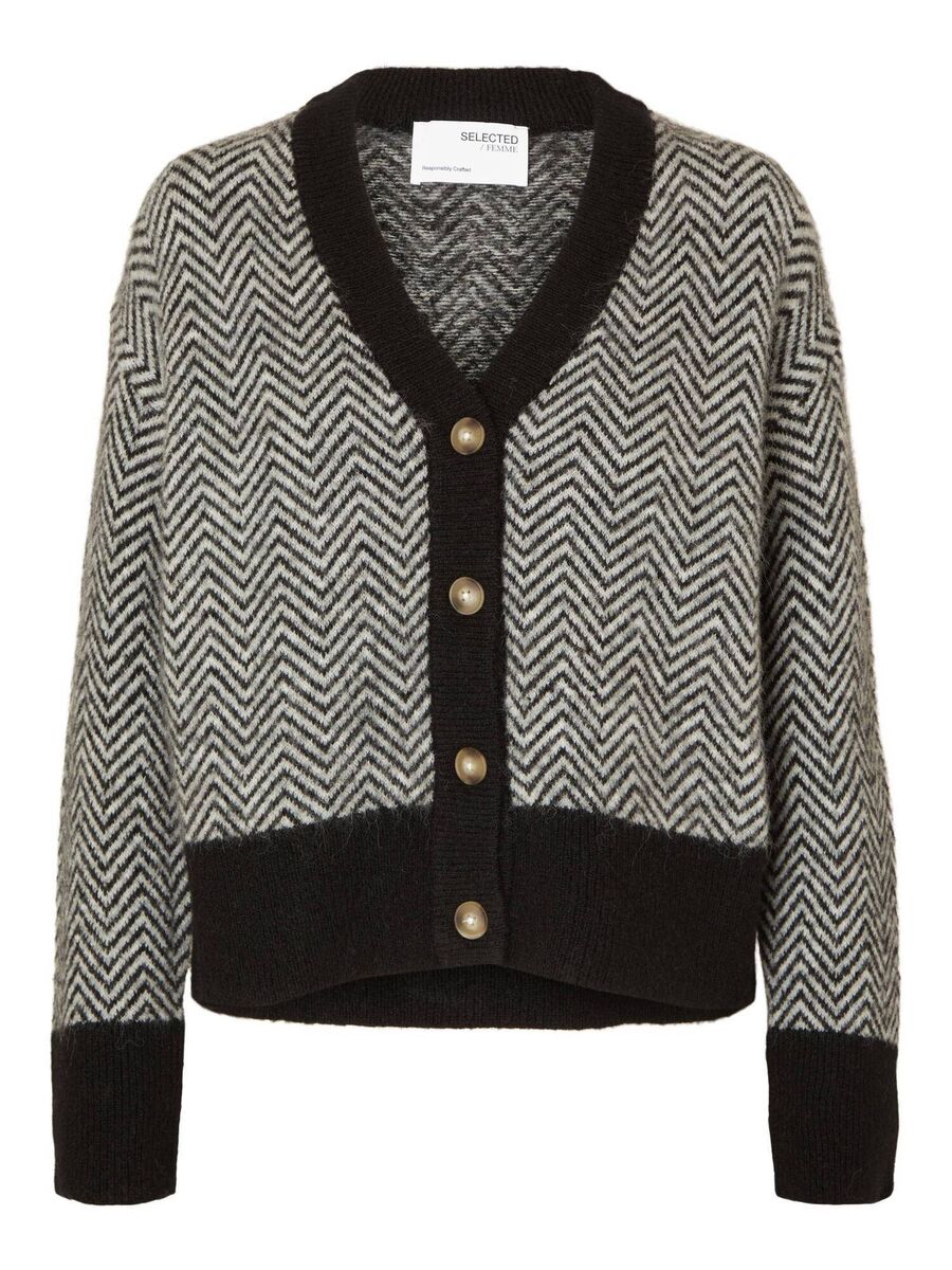 Monochrome Cardigan, €90, Selected Femme at Bow & Pearl Monochrome Cardigan, €90, Selected Femme at Bow & Pearl