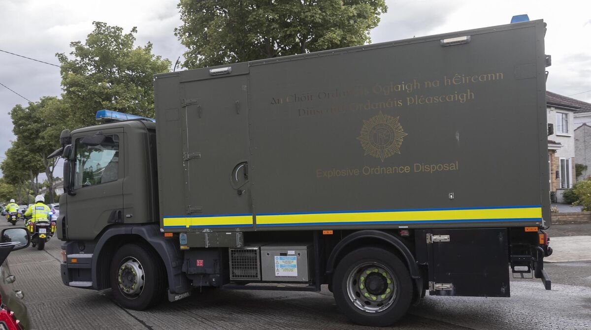  The Irish Defence Forces Explosive Ordnance Disposal have been requested to deal with the incident. Picture: Colin Keegan