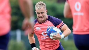 <p>DETERMINED: Craig Casey during an Ireland training session. Pic: INPHO/Dan Sheridan</p>
