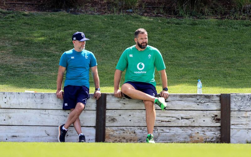 IMPORTANT RELATIONSHIP: High-Performance Coach Gary Keegan and Head Coach Andy Farrell. Pic: ©INPHO/Dan Sheridan IMPORTANT RELATIONSHIP: High-Performance Coach Gary Keegan and Head Coach Andy Farrell. Pic: ©INPHO/Dan Sheridan