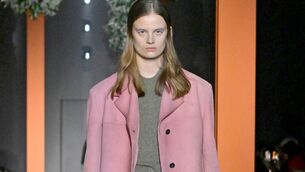 <p>Prada single-breasted leather coat, Brown Thomas, €5,500</p>