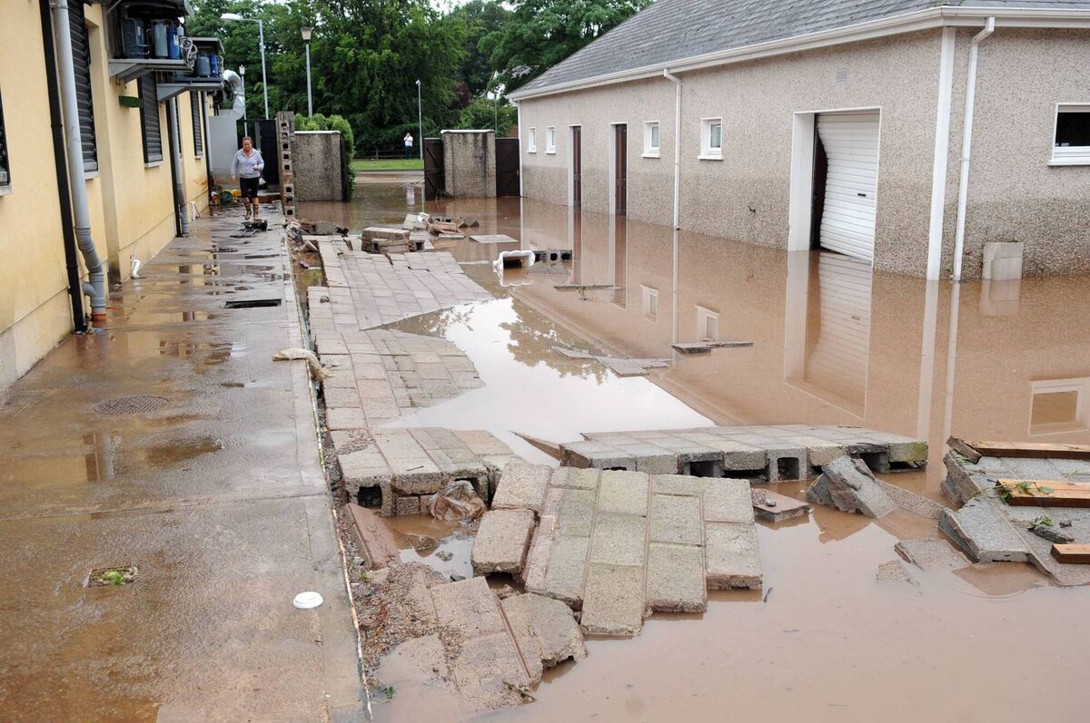 The Hazelwood centre in Glanmire, Co. Cork, after flooding in 2012. There are already households in the area unable to get insurance dating back to this flood.