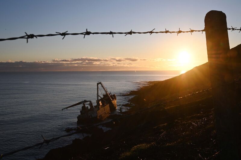 Report warned the greatest risks assessed were those of slips, trips and falls for people on or near the vessel which they claimed would increase over time as the physical condition of the wreck deteriorates. Picture: Denis Minihane Report warned the greatest risks assessed were those of slips, trips and falls for people on or near the vessel which they claimed would increase over time as the physical condition of the wreck deteriorates. Picture: Denis Minihane