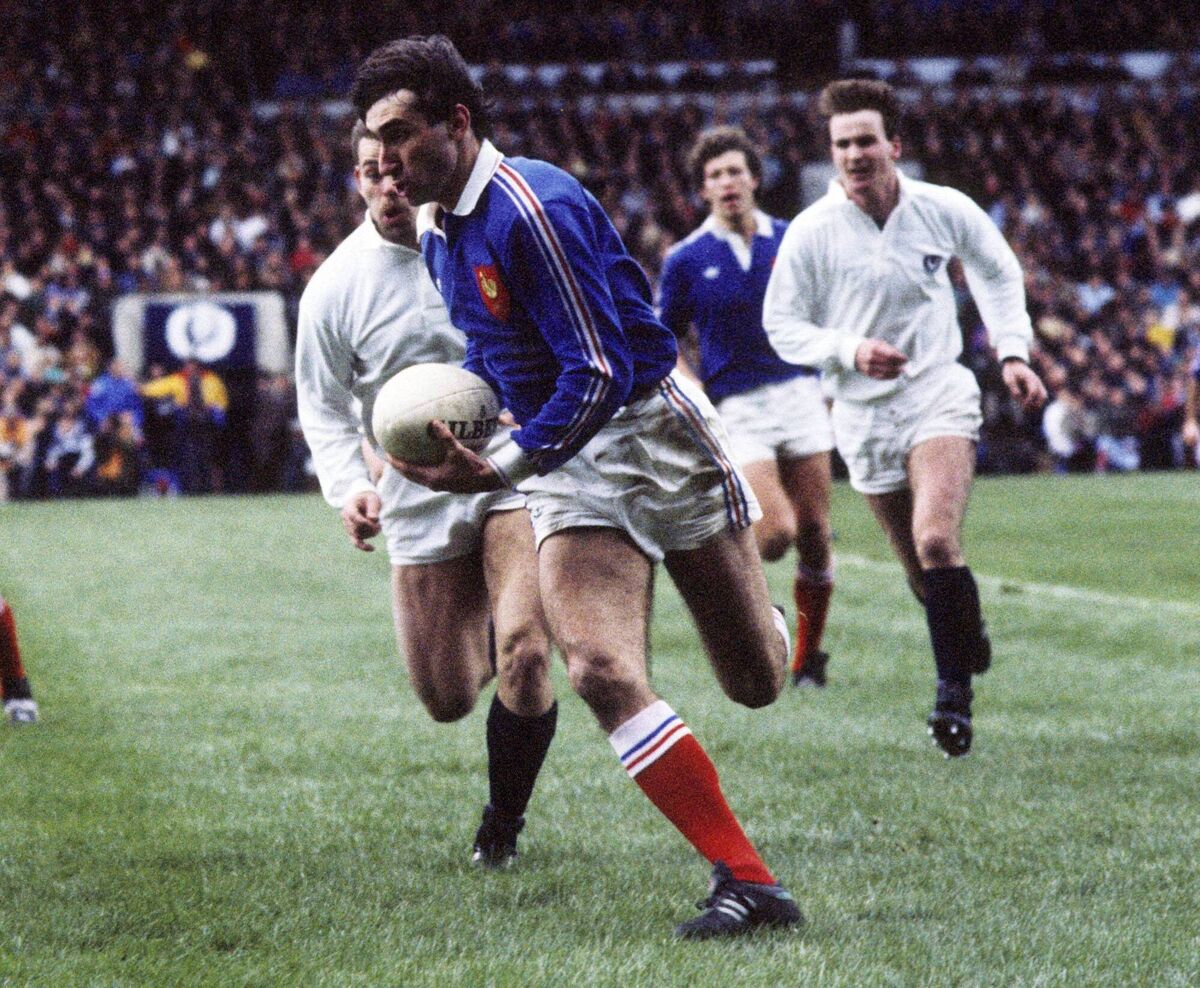 Patrice Lagisquet in full flow for France. Picture: SNS Group via Getty Images Patrice Lagisquet in full flow for France. Picture: SNS Group via Getty Images