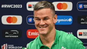 <p>NO SAY IN SELETION: Ireland captain Johnny Sexton says he has no say in his selection. Pic: Brendan Moran/Sportsfile</p>