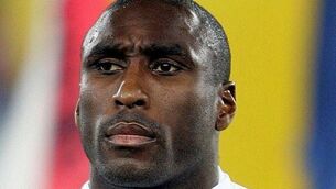 Football slows down to watch the Sol Campbell car crash