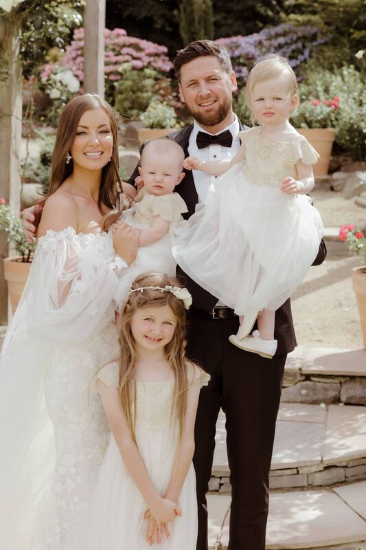 Paula Meade and Darren Dennehy with Robyn, Isla, and Demi Dennehy. Pictures: Colin Colleran