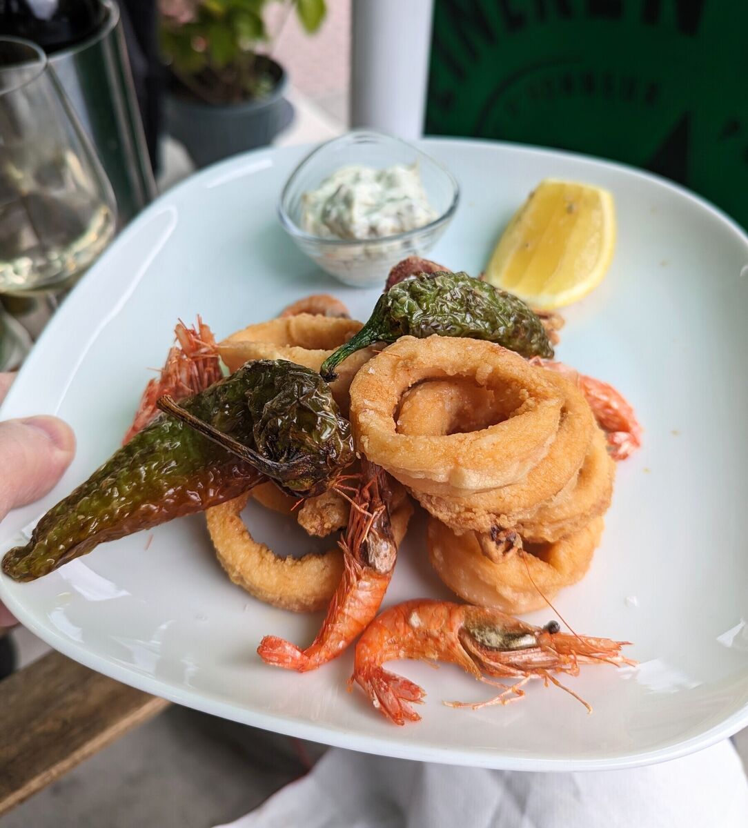 Calamari &amp; Shrimp at The Seafood Bar