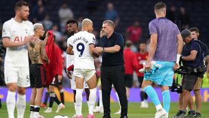 <p>Ange Postecoglou has vowed to support Tottenham forward Richarlison (John Walton/PA)</p>